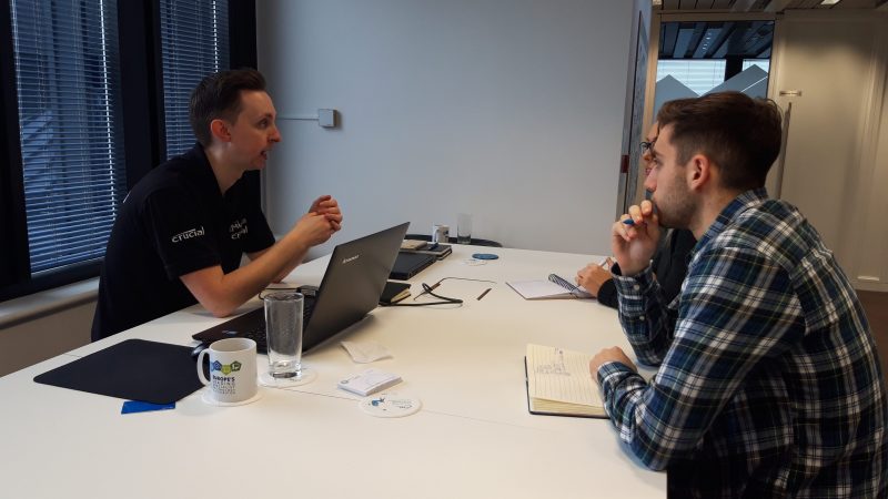 A member of the Retail Profiling strategic channel support team working with clients