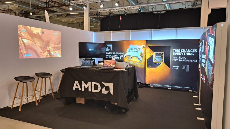 Retail Profiling, a field marketing agency, working with AMD as their field partner at events across Europe.