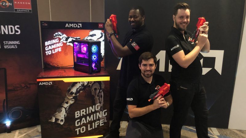 Retail Profiling, a field marketing agency, working with AMD as their field partner at events across Europe.