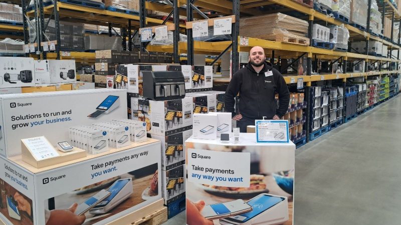 Retail Profiling, a field marketing agency in the UK and Europe, field team with updated POS design for Square