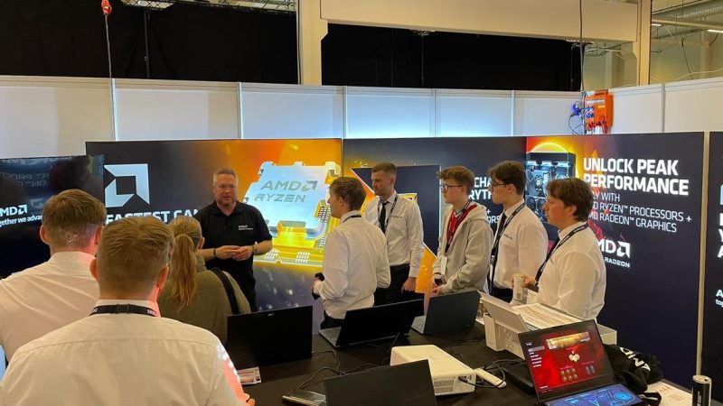 Retail Profiling, a field marketing agency, working with AMD as their field partner at events across Europe.