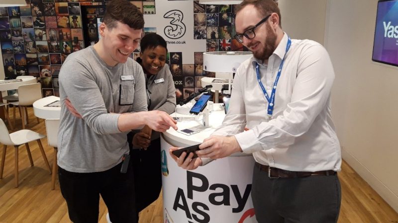 Retail Profiling helping Three with product training, an effective field marketing solution