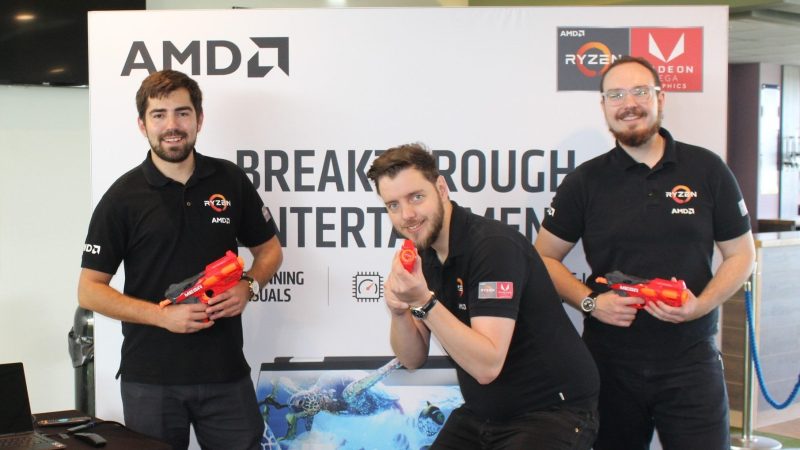 Retail Profiling, a field marketing agency, working with AMD as their field partner at events across Europe.