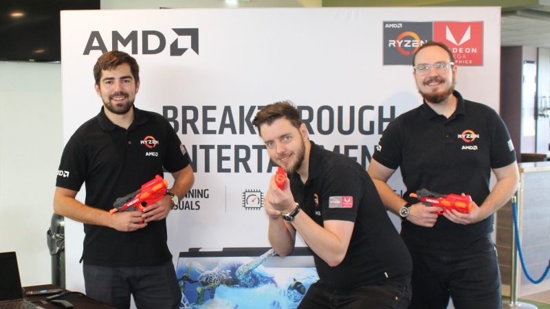 Retail Profiling, a field marketing agency, working with AMD as their field partner at events across Europe.