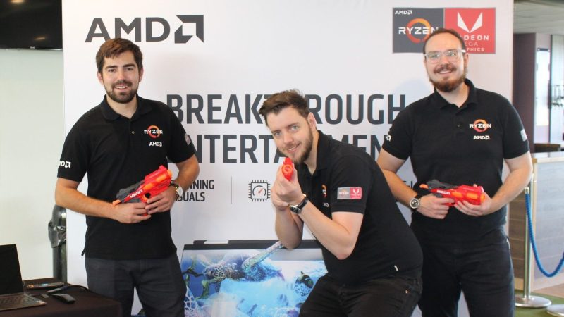 Retail Profiling, a field marketing agency, working with AMD as their field partner at events across Europe.