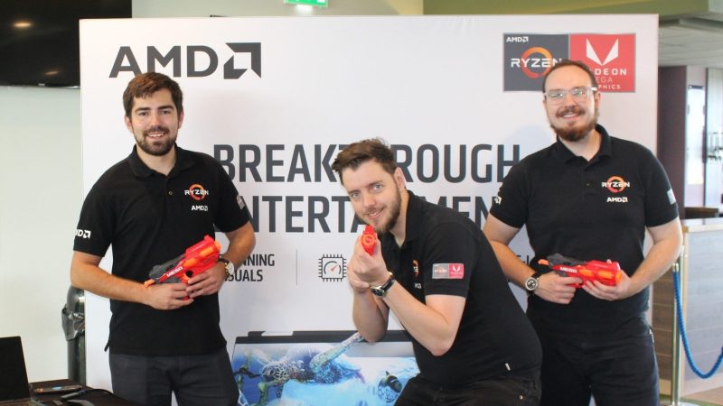 Retail Profiling, a field marketing agency, working with AMD as their field partner at events across Europe.