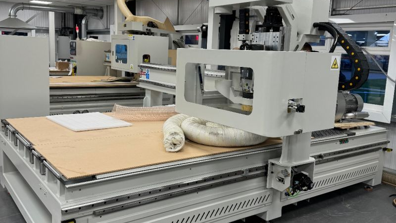 Machinery we used to manufacture POS designs for our partners